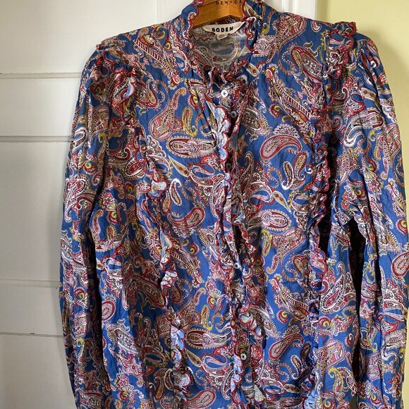 Boden Multicolor Paisley Button Down Shirt - Picture 2 of 4